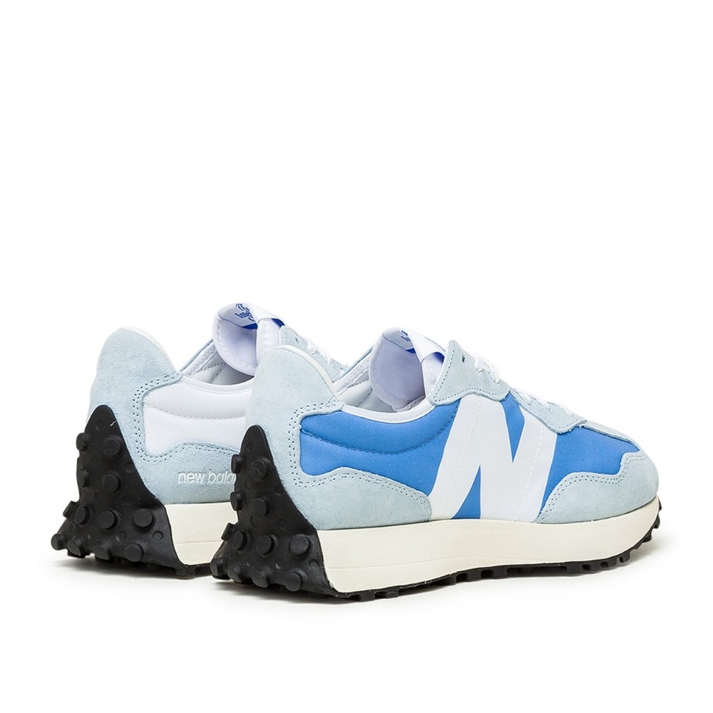 New Balance 327 Low Top Mens Lifestyle Shoes Light Blue White MS327LC1 NEW Sz 12 - Picture 6 of 8